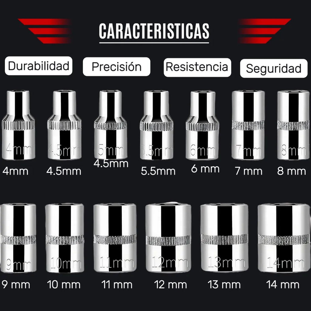 Kit herramientas 46 piezas