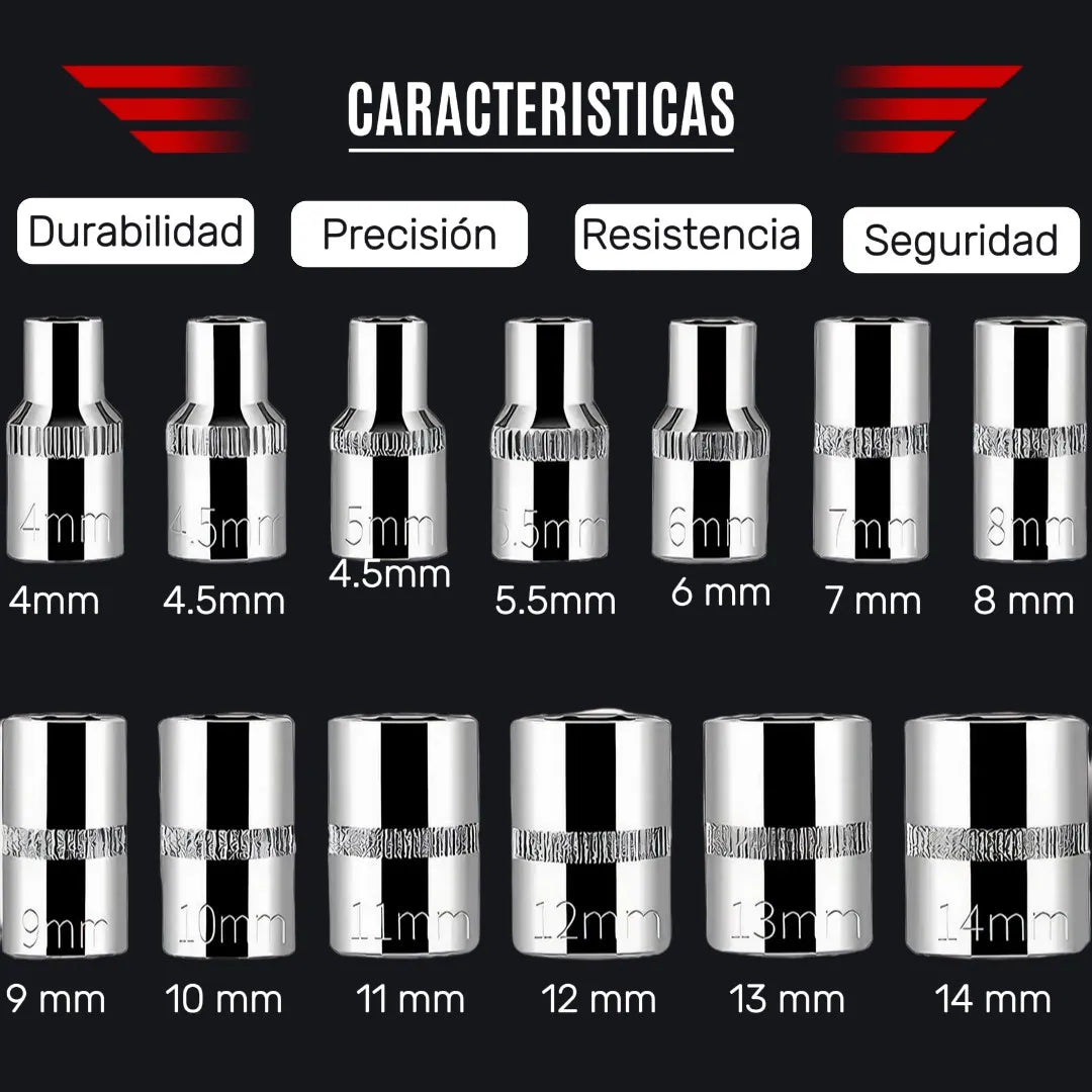 Kit herramientas 46 piezas