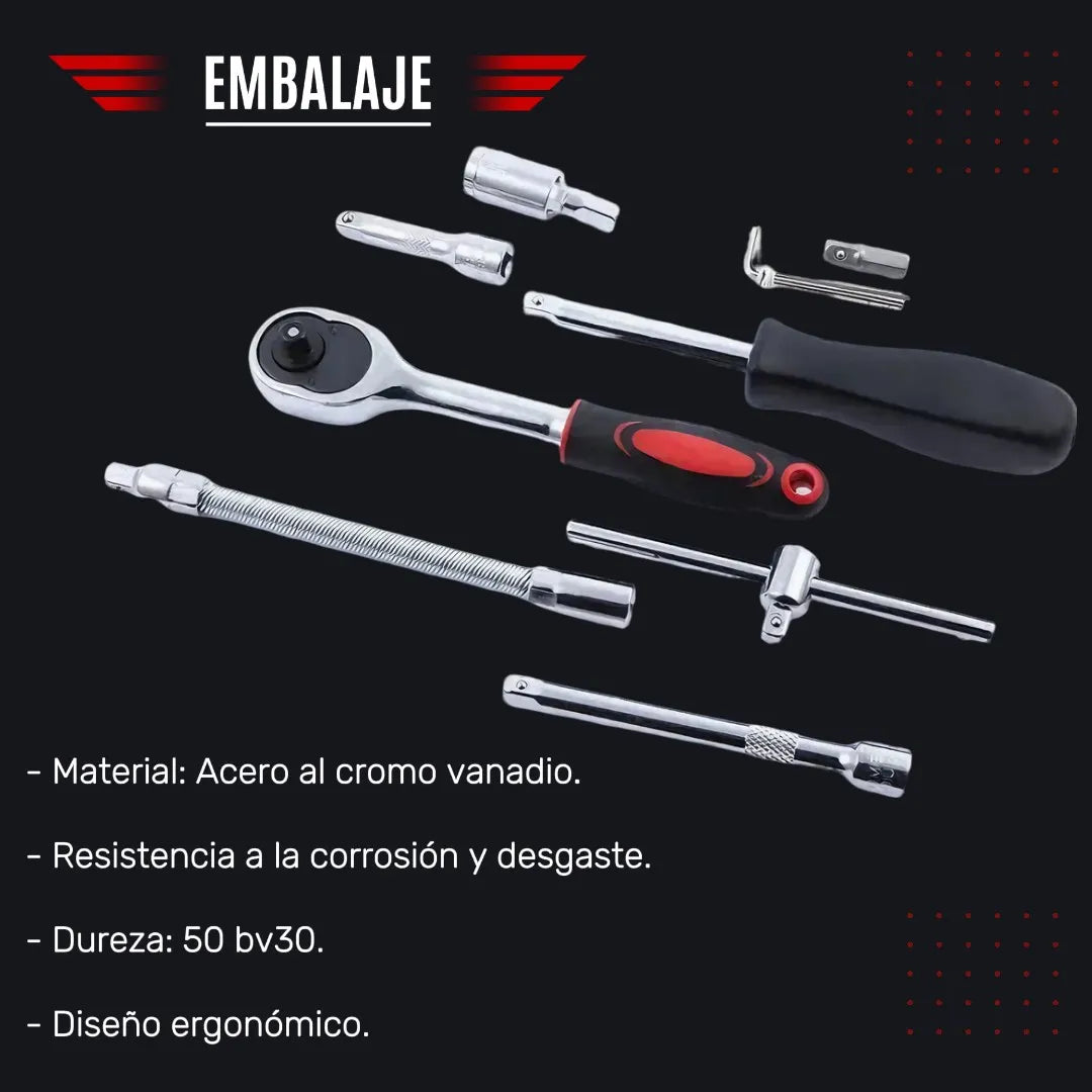 Kit herramientas 46 piezas